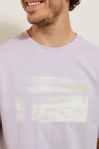 T-shirt regular - Lichtpaars