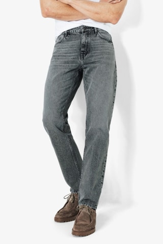 Jeans Straight L30 - Donkergrijs