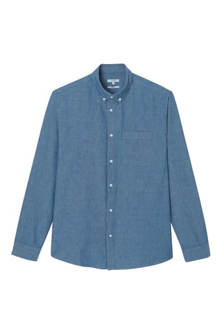 Jeansoverhemd Regular Fit - Blauw