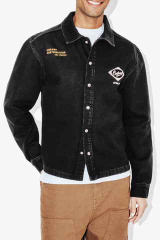 Jeansoverhemd - Zwart