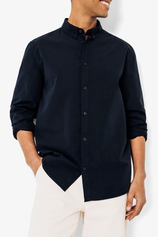 Overhemd Regular Fit - Marineblauw