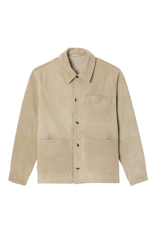 Geitennubuck Jasje - Beige