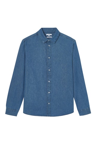 Jeansoverhemd Regular Fit - Kobaltblauw