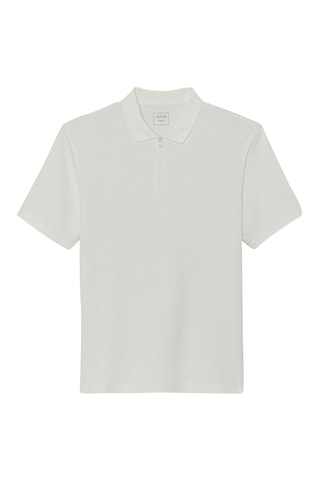 Biologisch Katoenen Polo Regular Fit - Wit