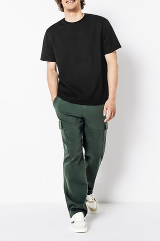 T-shirt relax - Zwart