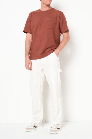 Biologisch Katoenen T-shirt Relax - Oranje