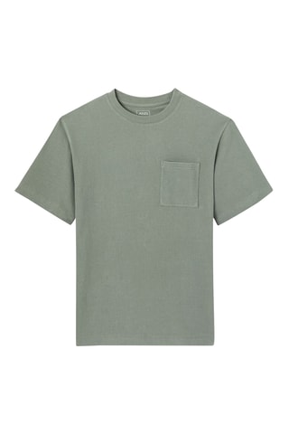 Biologisch Katoenen T-shirt Relax - Kaki