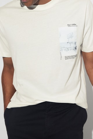 T-shirt regular - Wit