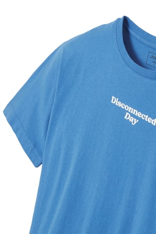 T-shirt relax - Kobaltblauw