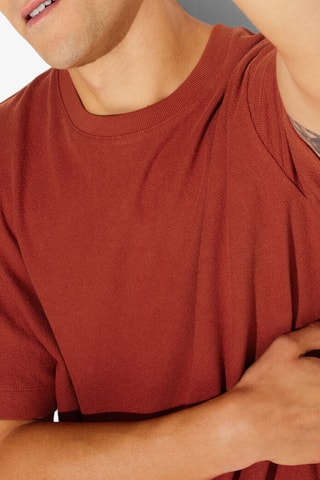 Biologisch Katoenen T-shirt Relax - Steenrood