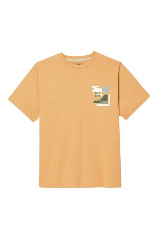 T-shirt regular - Mosterdgeel