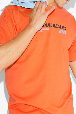 T-shirt regular - Oranje