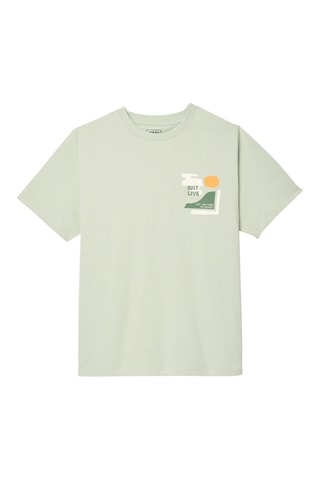 T-shirt regular - Verde-claro