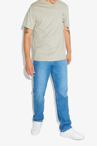 T-shirt regular - Lichtgrijs