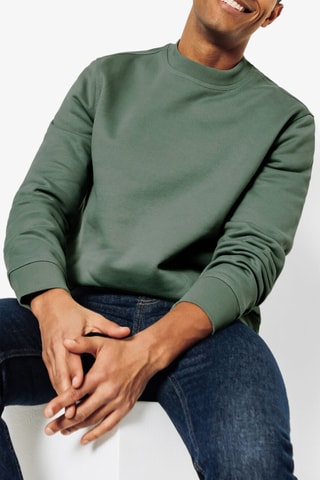 Biologisch Katoenen Sweater - Kaki