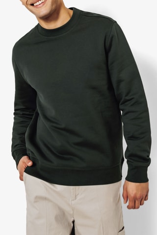 Biologisch Katoenen Sweater - Donkergroen