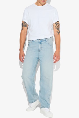 Jeans Baggy Hoge Taille L34 - Blauw