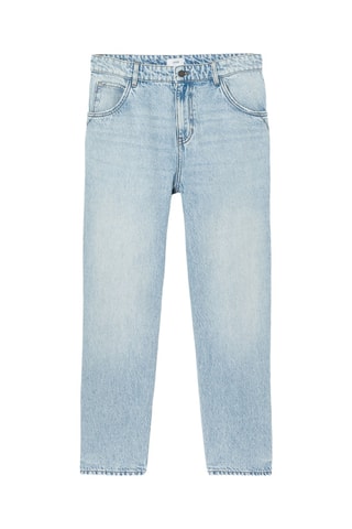 Jeans Baggy Hoge Taille L34 - Blauw