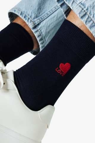 Biologisch Katoenen Sokken - Donkerblauw