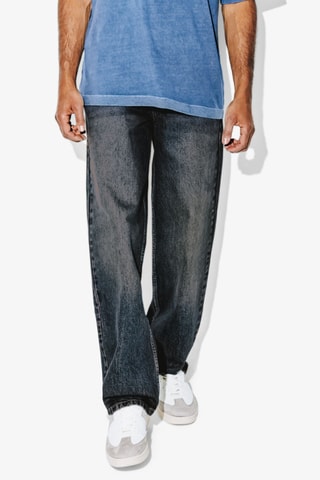 Jeans Baggy L34 - Marineblauw