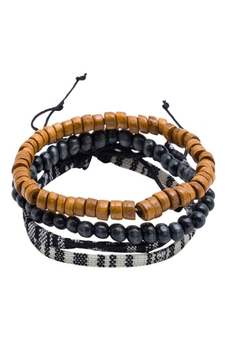 4 Armbanden - Hout