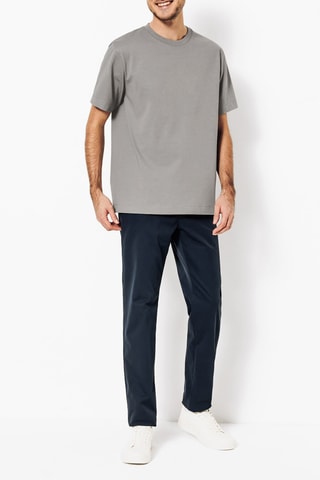 T-shirt regular - Donkergrijs