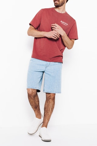 Biologisch Katoenen T-shirt Regular - Rood