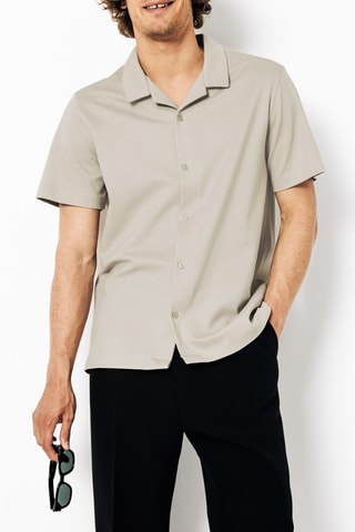 Overhemd regular - Beige