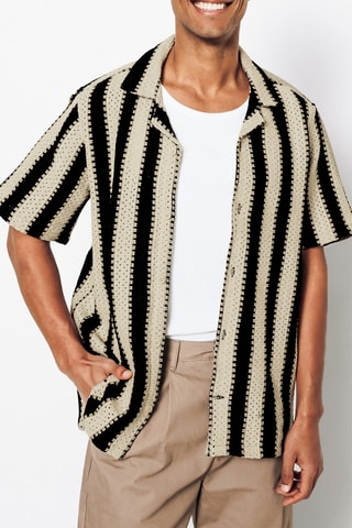 Biologisch Katoenen Overhemd Regular - Zwart