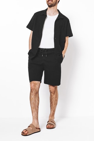 Overhemd regular - Zwart