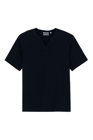 T-shirt regular - Donkerblauw