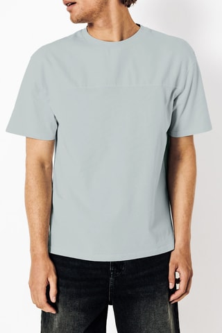 T-shirt relax - Zeegroen