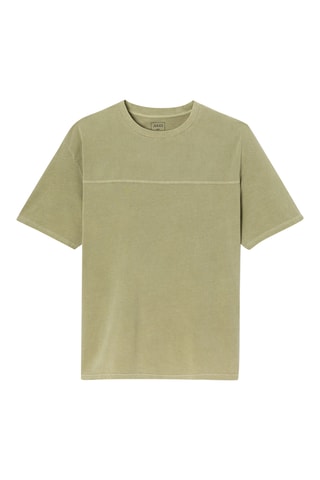 T-shirt relax - Olijfgroen