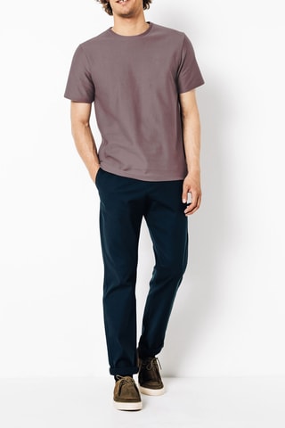 Biologisch Katoenen T-shirt Regular - Oudroze