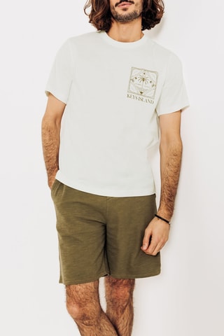 T-shirt regular - Wit