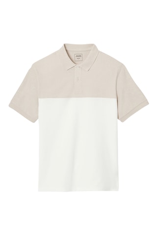 Biologisch Katoenen Polo Regular Fit - Beige