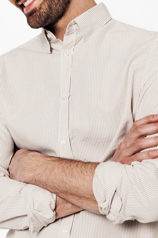 Overhemd Slim Fit - Beige