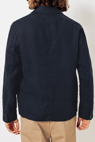 Linnen Jasje - Nachtblauw