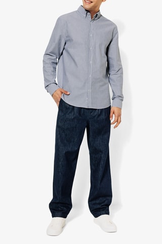 Overhemd Regular Fit - Blauwgrijs