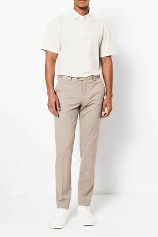 Biologisch Katoenen Polo Regular Fit - Wit