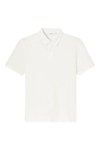 Biologisch Katoenen Polo Regular Fit - Wit