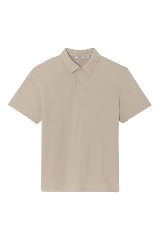 Biologisch Katoenen Polo Regular Fit - Beige
