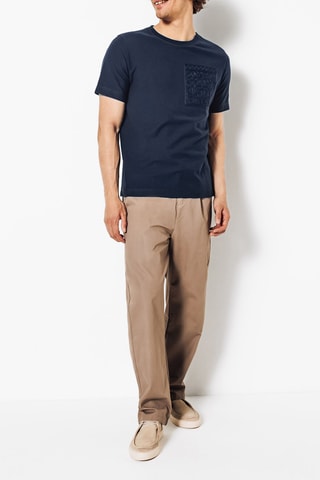 T-shirt regular - Nachtblauw