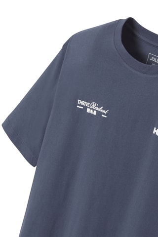 T-shirt relax - Donkerblauw