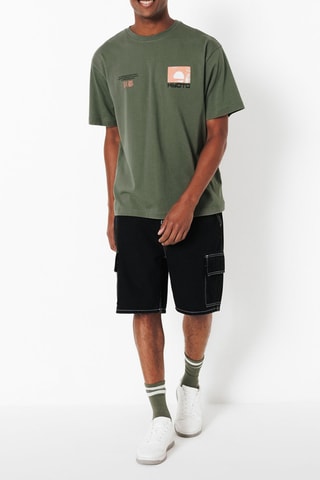 T-shirt relax - Kaki