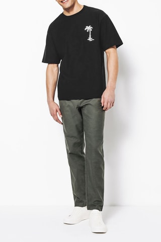 T-shirt relax - Zwart