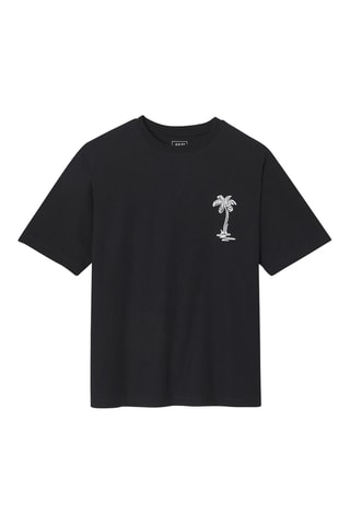 T-shirt relax - Zwart