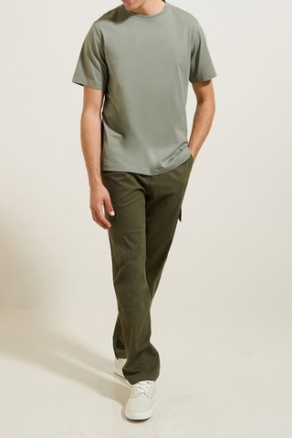 Biologisch Katoenen T-shirt Regular - Zeegroen