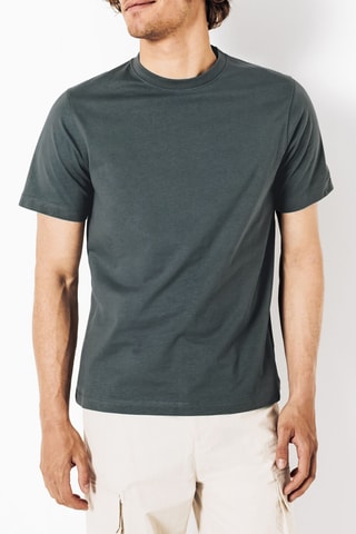 Biologisch Katoenen T-shirt Regular - Kaki