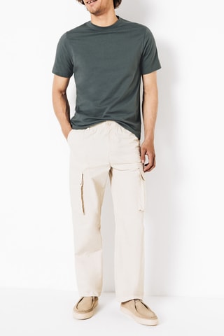 Biologisch Katoenen T-shirt Regular - Kaki